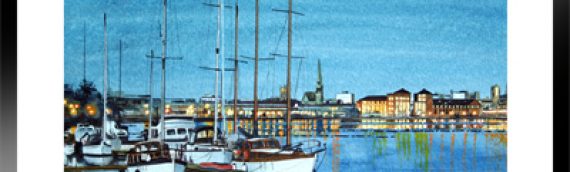 Twilight at Preston Docks