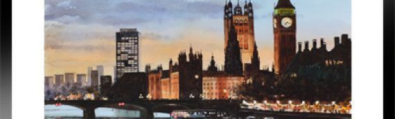Houses of Parliament London sunset