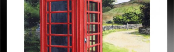Red Phone Box in Lake District